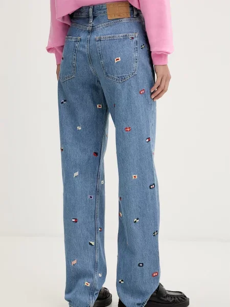 Tommy Jeans jeansy straight niebieskie