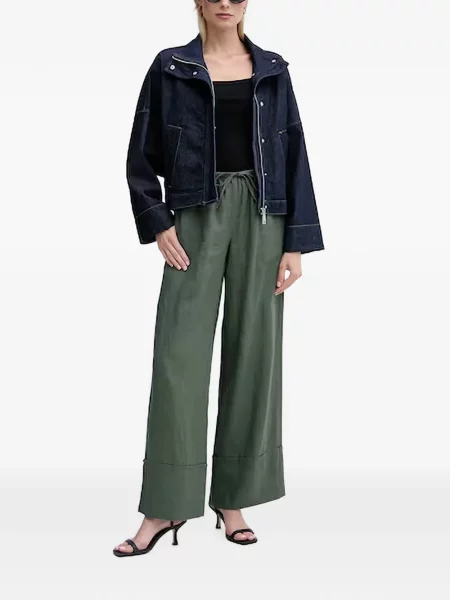 Pantaloni Benetton cu cordon verde