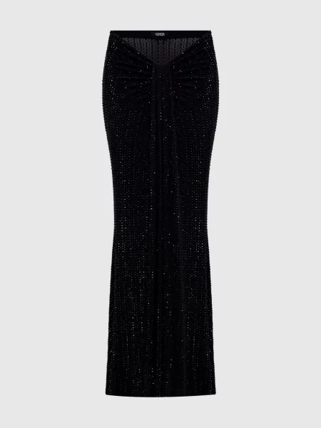 Юбка макси Venuja черная
