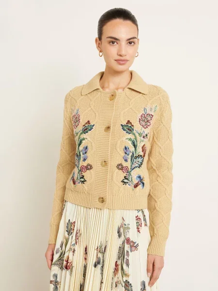 Etro Kardigan beige beżowy