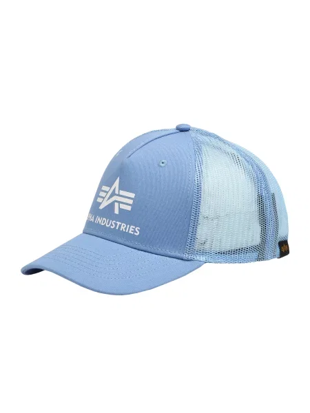 Pánska bejzbalová čiapka Alpha Industries Basic Trucker light blue modrá