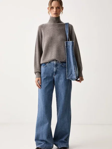 Max&Co. blugi bootcut pentru femei LIRICHE albastru