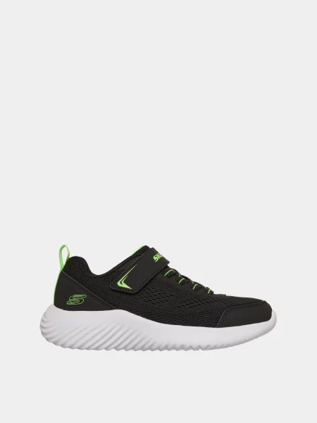 Дитячі Кросівки повсякденні Skechers BOUNDER текстиль/штучна шкіра чорний