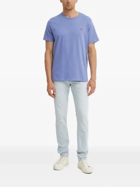 Retro lepršave traperice Levi's® lepršave s izlizanim efektom plava