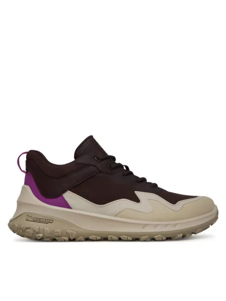 Sneakersy ECCO bordowe