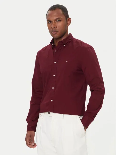 Tommy Hilfiger Πουκάμισο Μπορντό
