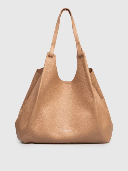 Шкіряна сумка Gianni Chiarini коричнева