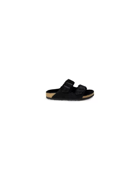 Trampki Birkenstock skórzane na sprzączkę czarne