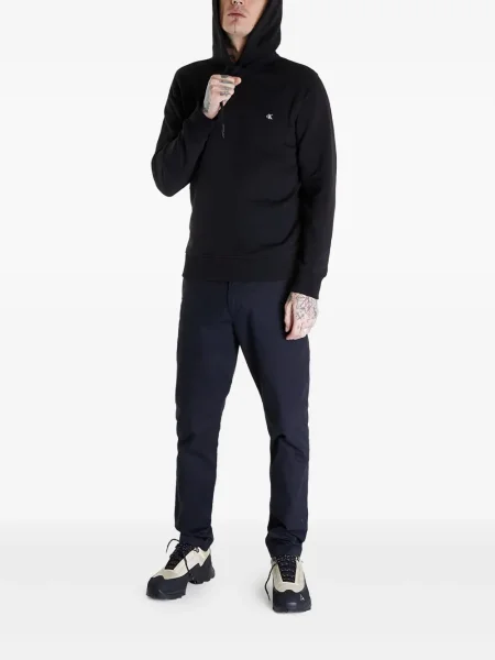 Hanorac cu glugă Calvin Klein negru