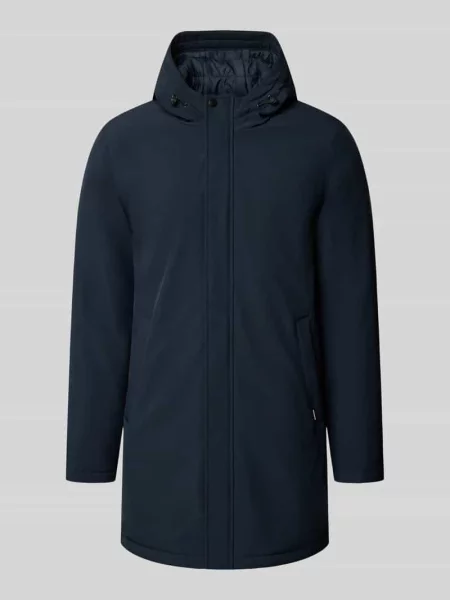 Parka o kroju regular fit z kapturem model ‘Madeston’ Matinique granatowa