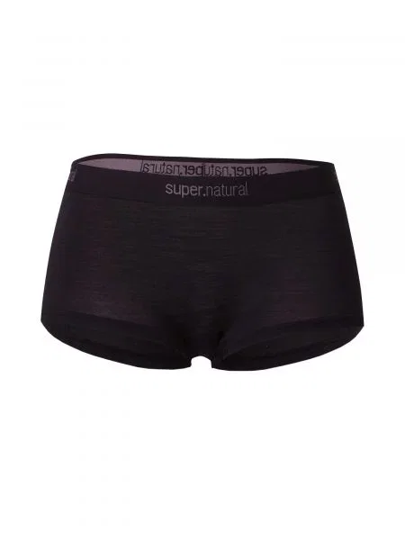 Dámske termo boxerky super.natural Tundra Boyfriend Hipster jet black čierna