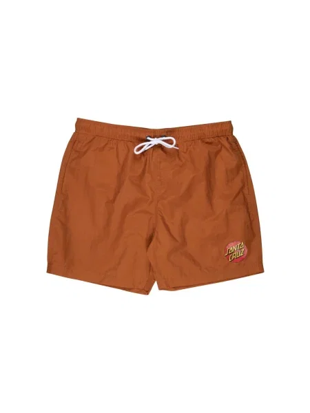 Pantaloni Santa Cruz cu buline clasici portocaliu