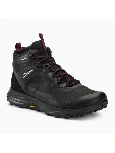 Olcsóbban. Férfi túrabakancs Berghaus Mid GTX fekete/piros. Méret: EU fekete