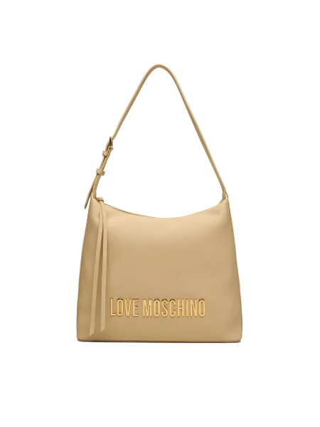 Kabelka LOVE MOSCHINO Béžová biela