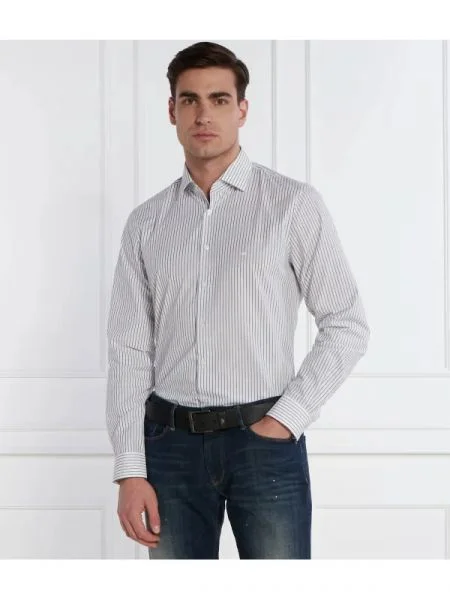 Calvin Klein Cămașă | Fitted fit alb