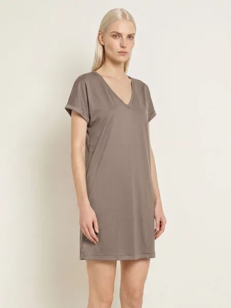 Zimmerli Noční Košile Sea Island černošedá