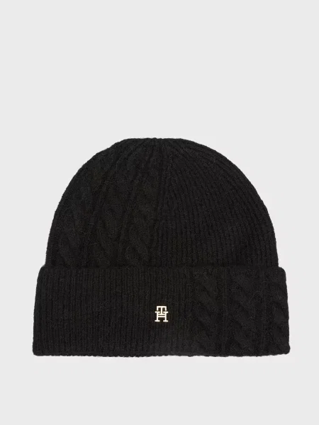 Шапка Tommy Hilfiger чорна