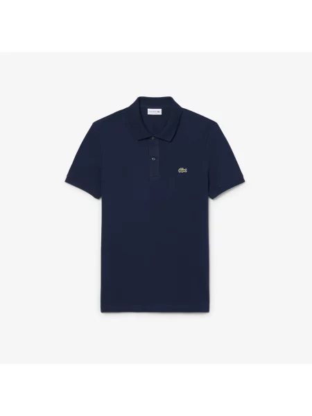 Lacoste Koszulka Polo Slim Fit Z Piki granatowa