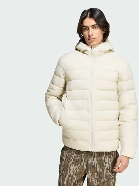 Зимова куртка adidas Adidas Essentials комбінований верх бежевий