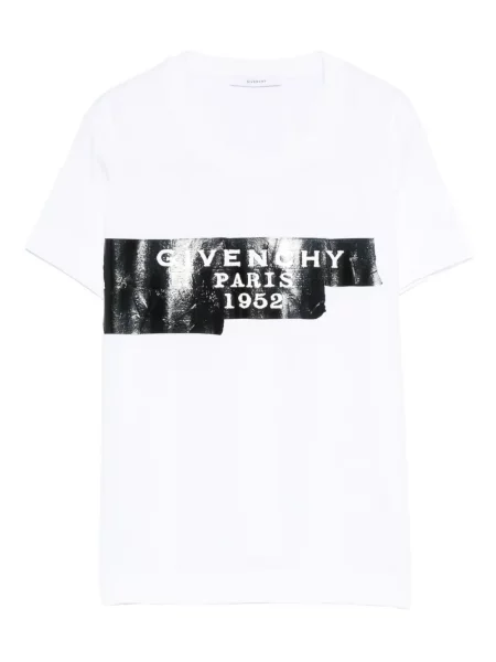 Póló Givenchy nyomtatás fehér