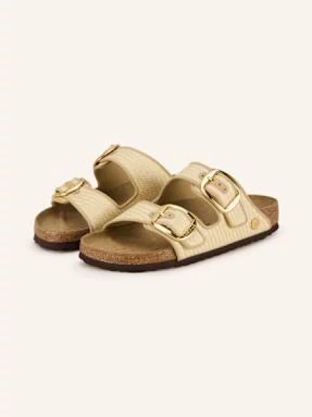 Birkenstock Klapki Arizona Big Buckle beige beżowe