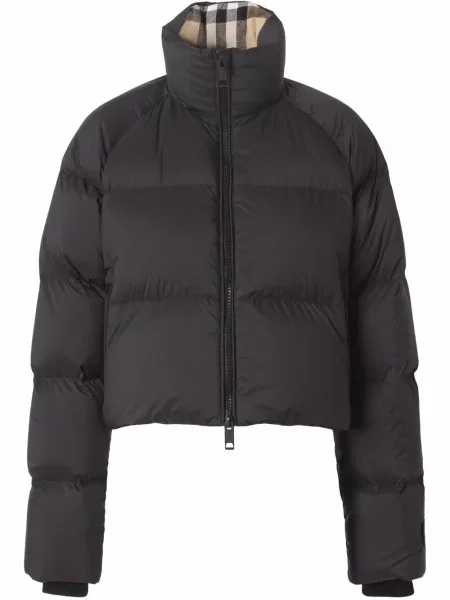 Decupat geacă Burberry negru