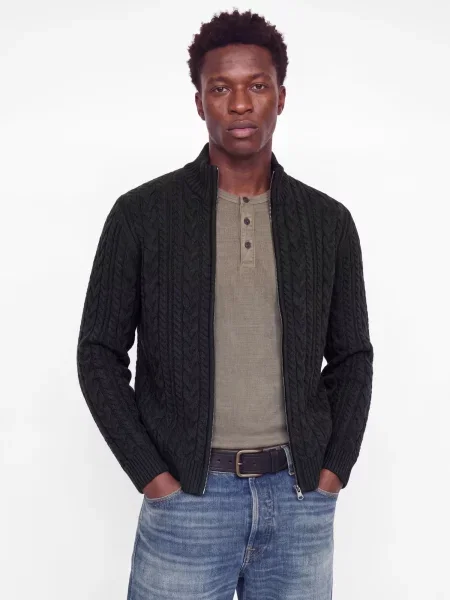 Jack & Jones Premium Geacă tricotată JPRBLUCALLUM' negru