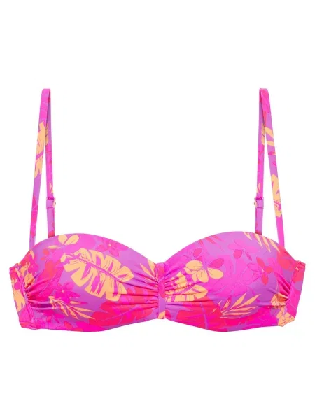 VENICE BEACH Sutien costum de baie mov liliachiu / portocaliu pastel roz