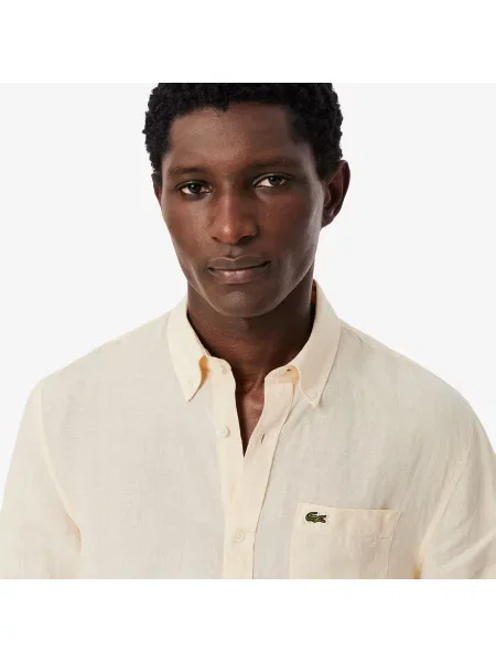 Рубашка Lacoste бежевая