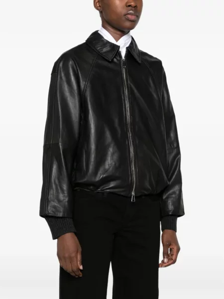 Geanta de piele The Jackie Leathers negru