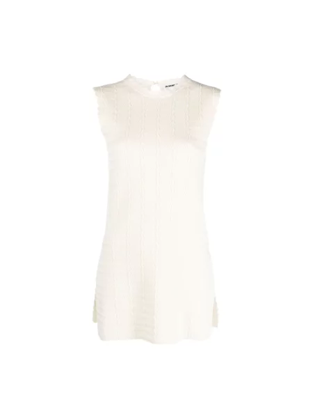 Sukienka Jil Sander beżowa