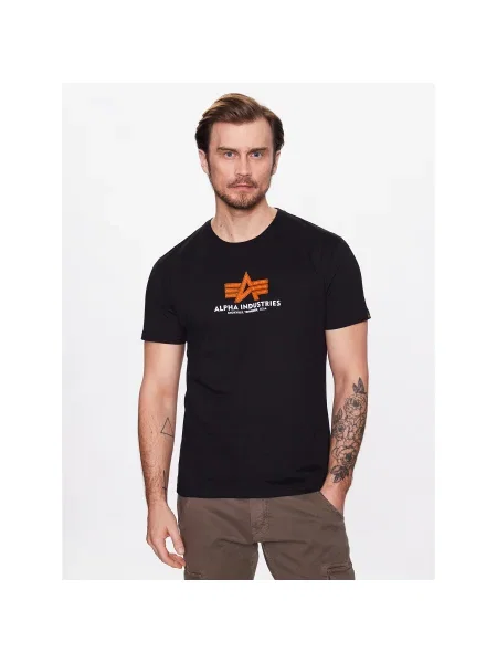 Alpha Industries Póló Basic Regular Fit fekete