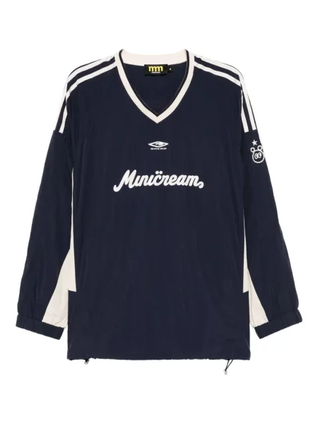 Mała mały bluza Mini Cream z nadrukiem niebieska