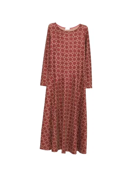 Lung rochie midi Siyu roșu