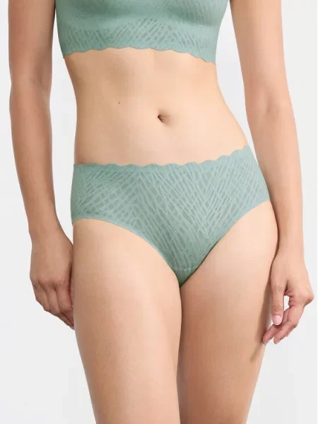 Sloggi Класически дамски бикини Zero Feel Bliss зелен