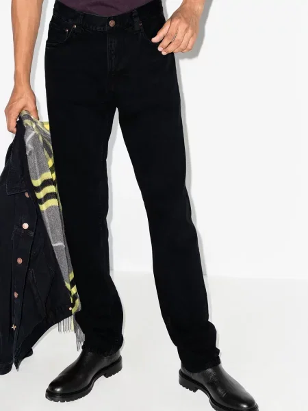 Proste jeansy Nudie Jeans czarne