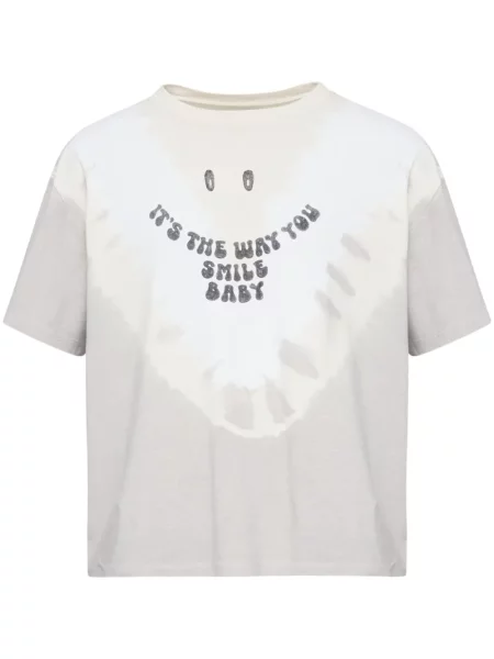 Tricou Mm6 Maison Margiela cu imagine gri