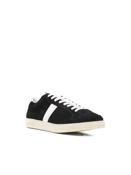 Sneakersy Tom Ford zamszowe czarne