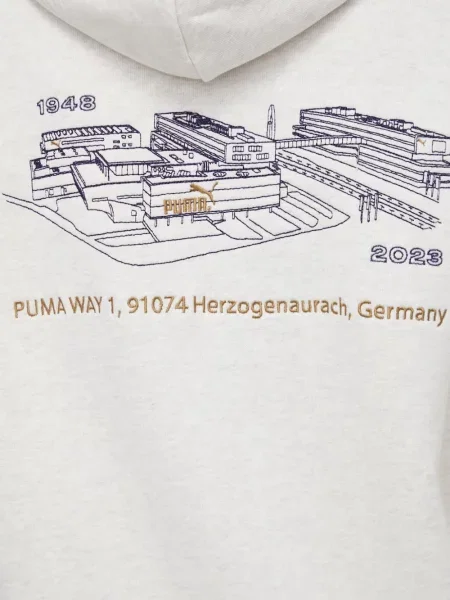 Hanorac cu glugă Puma cu broderie