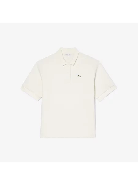 Lacoste Koszulka Polo Oversize biała