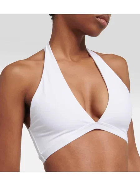 Bikini Melissa Odabash cu gât halter alb