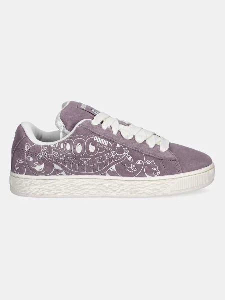 Σουέτ αθλητικά παπούτσια Puma x RIPNDIP Suede XL μοβ μωβ