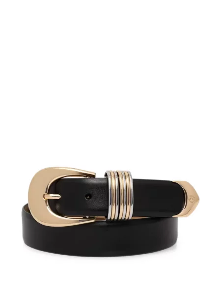 Reversibil bikini Michael Michael Kors cu broderie din piele de căprioară portocaliu