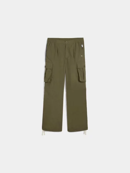 Штани спортивні PUMA Mmq Cordura Cargo Pants комбінований верх зелений