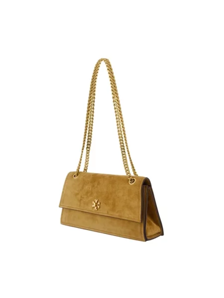 Torebka Tory Burch zamszowa brązowa