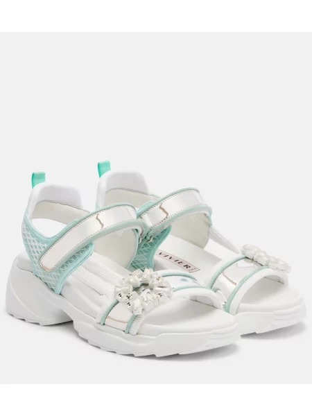 Sandale Roger Vivier alergare alb