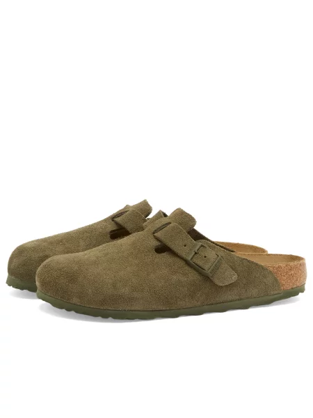 Trampki Birkenstock Boston Velvet Leather Thyme EUR 43 zielone