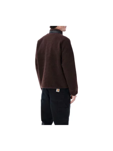Kurtka Carhartt Wip polarowa brązowa