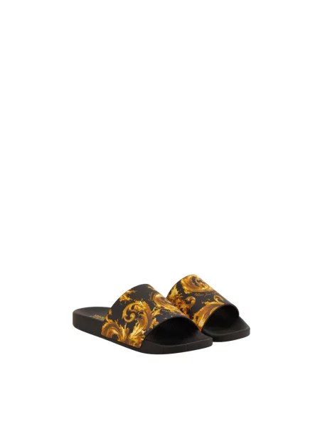Versace Jeans Couture Klapki czarny