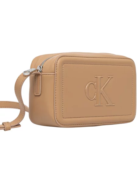 Calvin Klein Táska Bold Ck Camera Bag  bézs